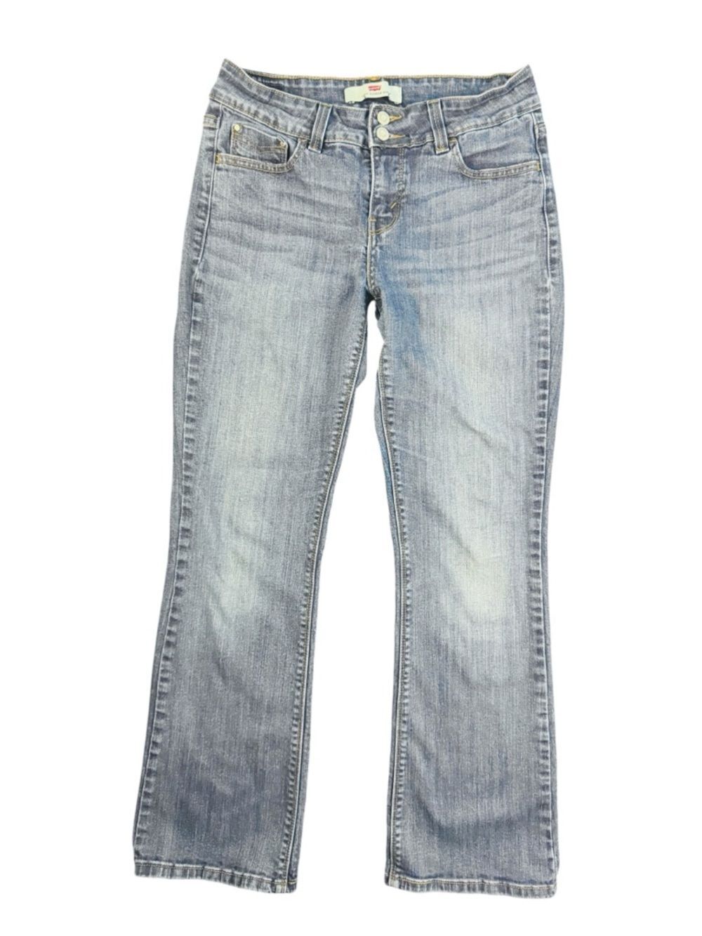 Levi’s Slender Bootcut Jeans Womens 526 Low Rise Light Wash Flare Boot Cut Denim